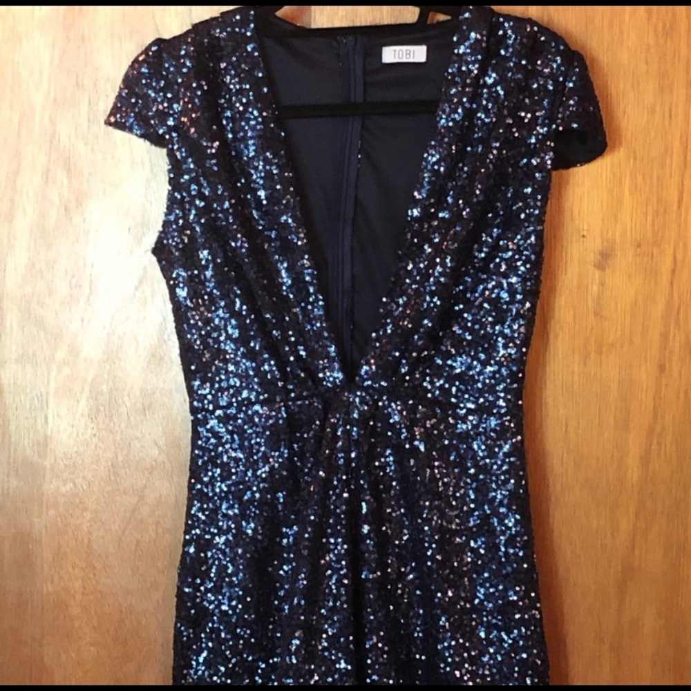 Tobi Sequin Romper